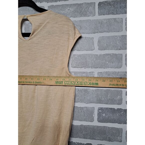 Embroidered Boho Top With Tassel Drawstring Hem & Keyhole Back - Picture 14 of 14